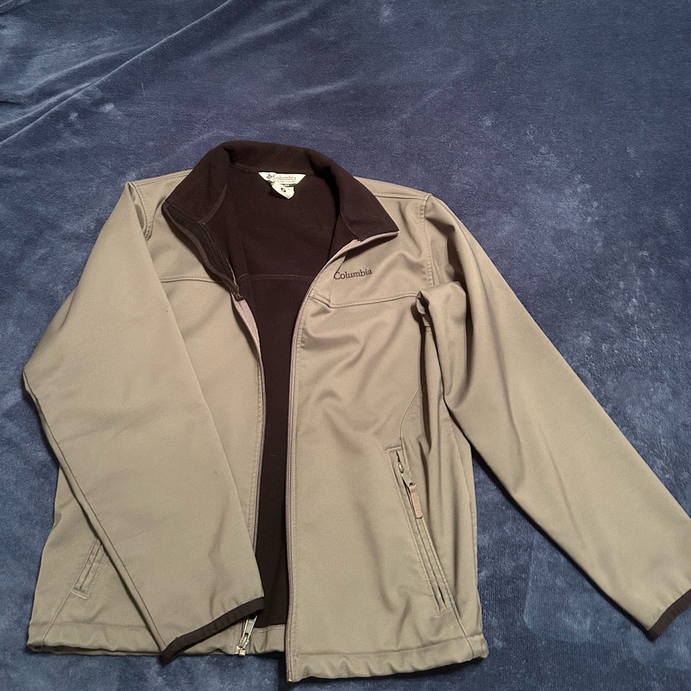 Gray Softshell Columbia Jacket - image 1